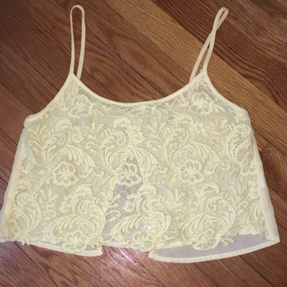 LA Hearts crop top